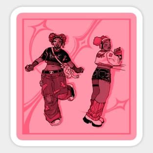 Pink Punk Sticker